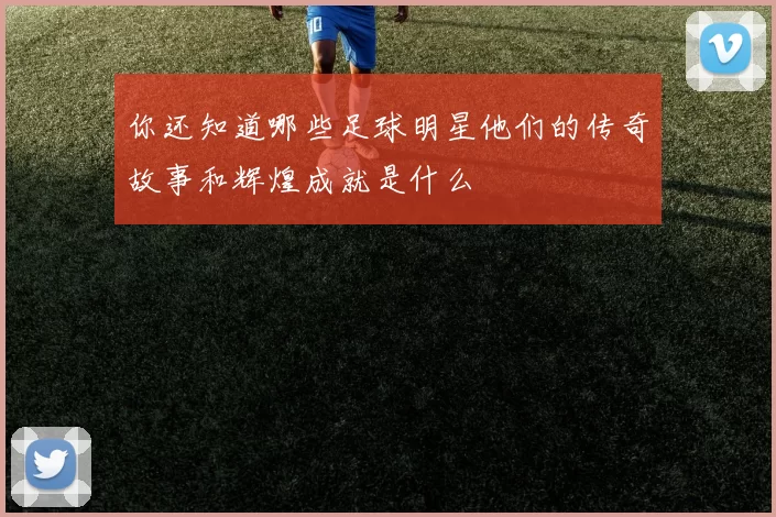 你还知道哪些足球明星他们的传奇故事和辉煌成就是什么