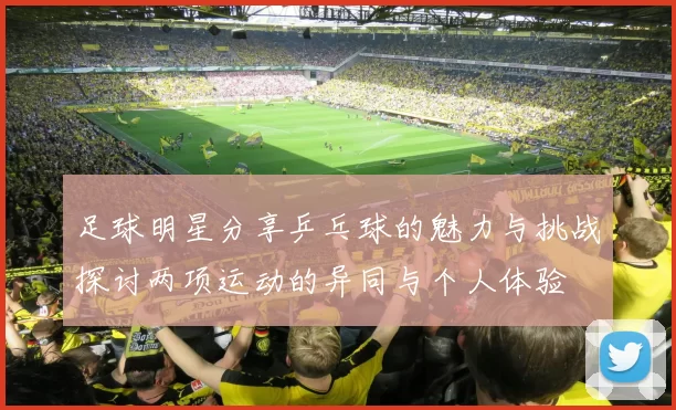 足球明星分享乒乓球的魅力与挑战探讨两项运动的异同与个人体验